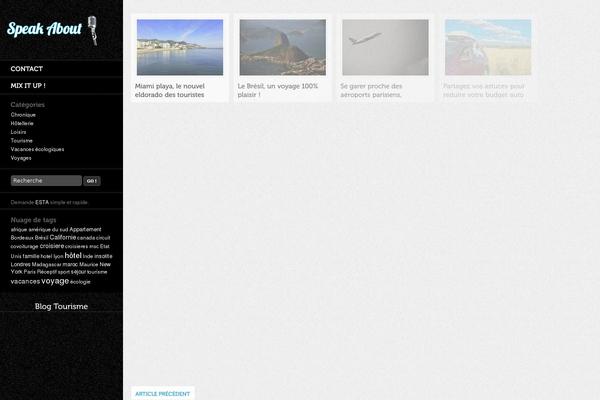 Sidewinder theme site design template sample