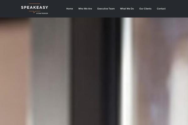 speakeasystrategies.com site used Speakeasy