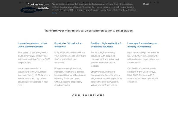 Site using Contact-bank-pro-edition plugin