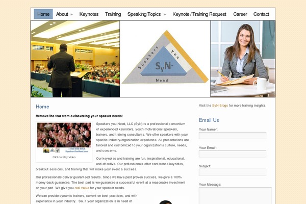 speakersyouneed.com site used Tanjun