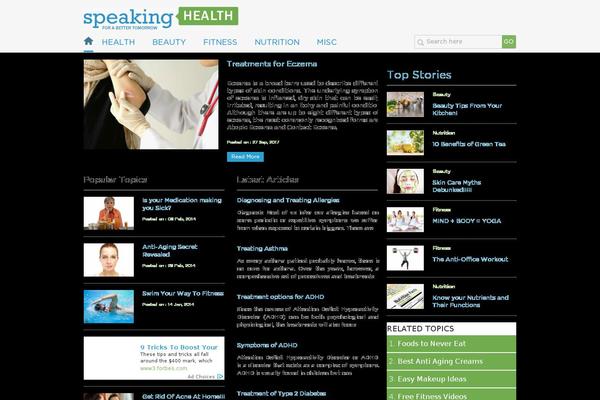 speakinghealth.com site used Speakinghealthnew
