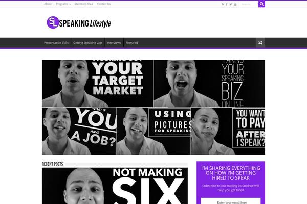 Sahifa theme site design template sample
