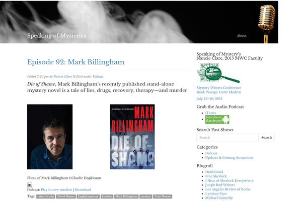 speakingofmysteries.com site used Speaking