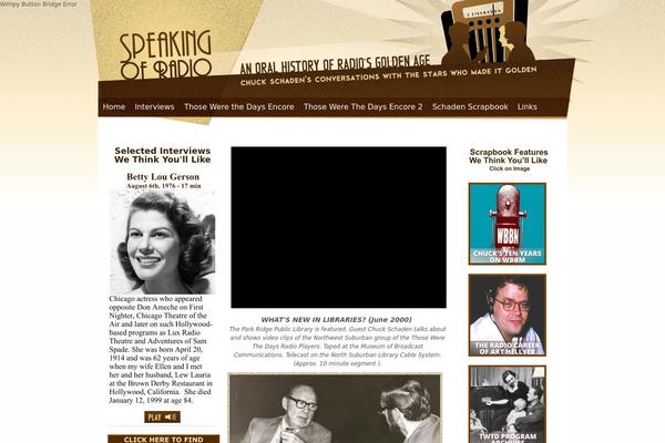 Radio theme site design template sample
