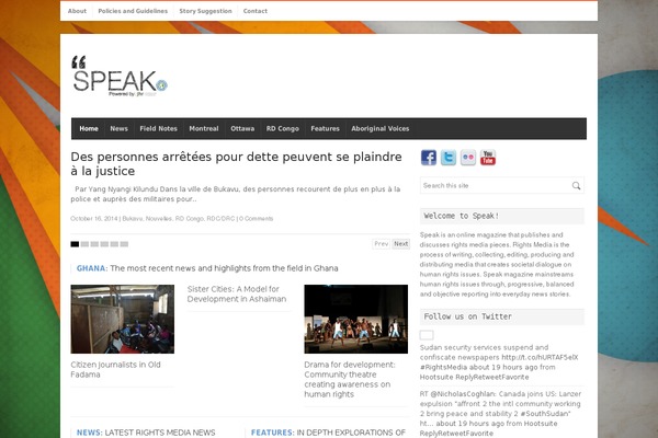 speakjhr.com site used Volt