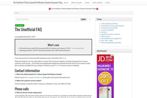 speakoutwireless.ca site used WP Knowledge Base