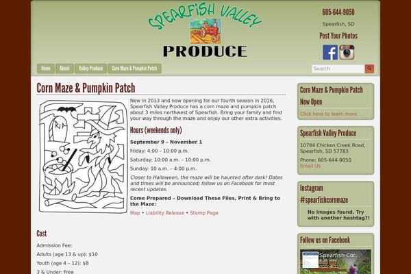 spearfishvalleyproduce.com site used Orchid