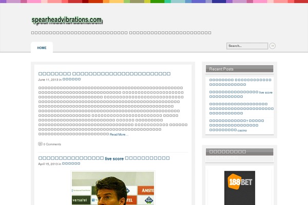 Continuum theme site design template sample