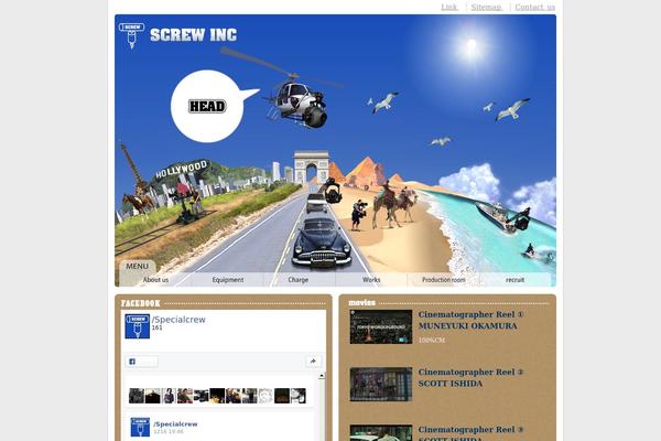 Index theme site design template sample