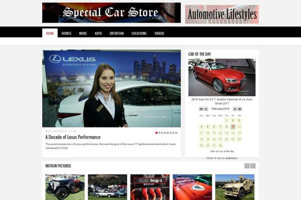 Zero theme site design template sample