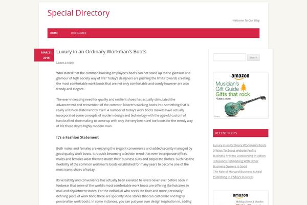 Wortex Lite theme site design template sample