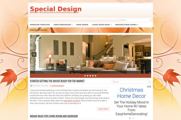 Publisher theme site design template sample