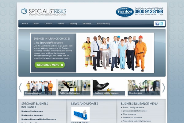 specialistrisks.co.uk site used Sr