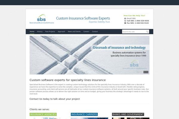 Indus theme site design template sample