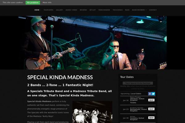 Music theme site design template sample