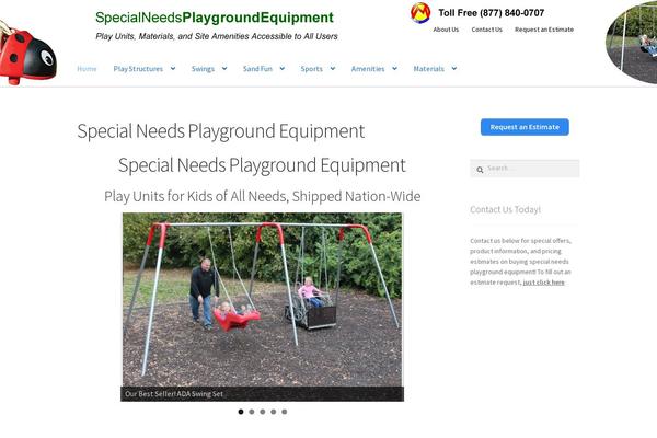 Storefront theme site design template sample