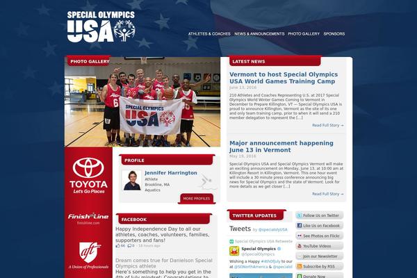 specialolympicsusa.org site used Team-usa