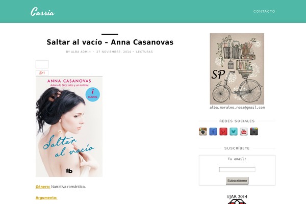 Cassia theme site design template sample
