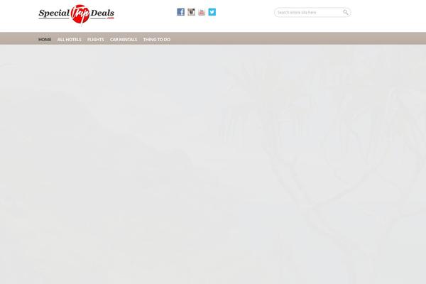 Travel theme site design template sample