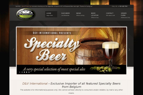 specialtybeer.com site used Award-theme