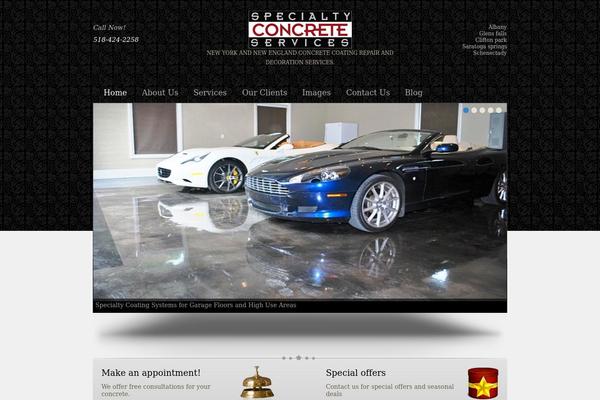 Hospitality theme site design template sample