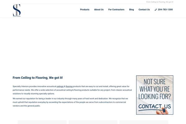 The7 theme site design template sample