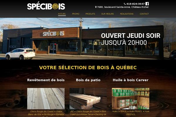 specibois.com site used Verteb