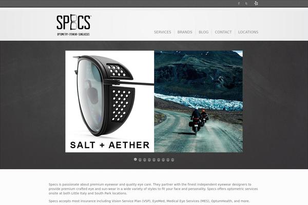 Inspire theme site design template sample