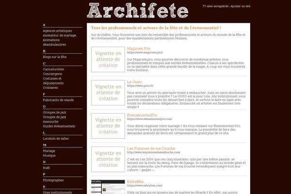 Spectacle theme site design template sample