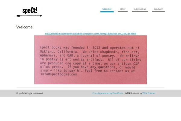 WEN Business theme site design template sample