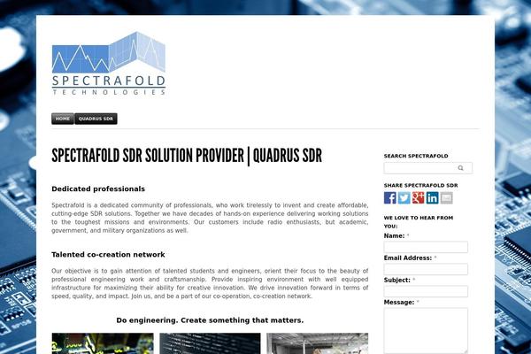 Site using WordPress Calls to Action plugin