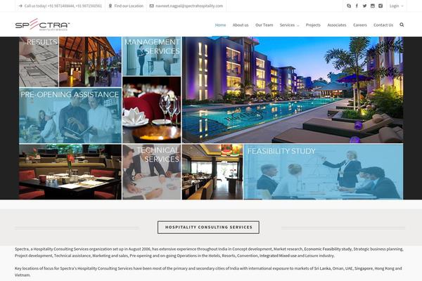 Highend theme site design template sample