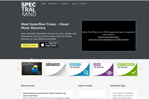 spectralmind.com site used Stacked