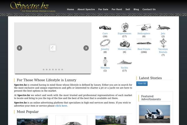 WordPress website example screenshot