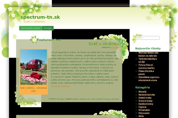 Tender Spring theme site design template sample