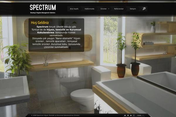 Storm theme site design template sample