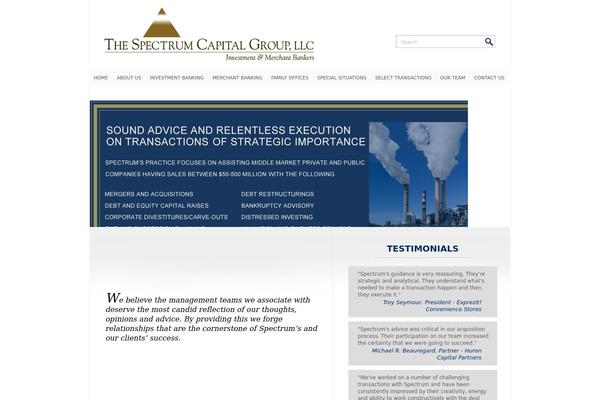 spectrumcapitalgroup.com site used Sctheme