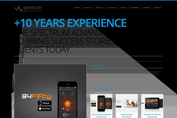 MORE theme site design template sample