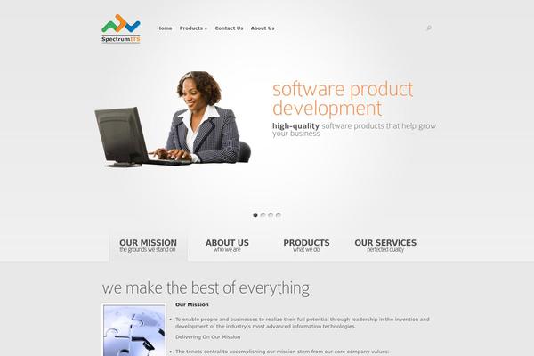 Nova theme site design template sample