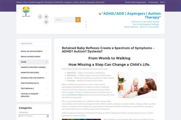 MentalPress theme site design template sample