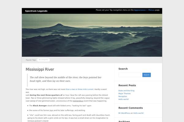 Meeta theme site design template sample