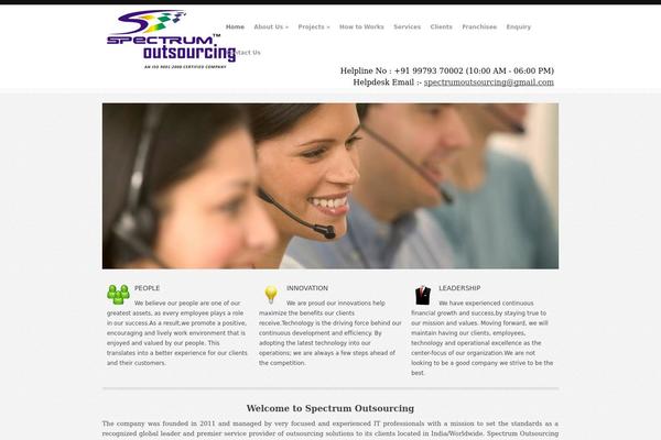 Orion theme site design template sample