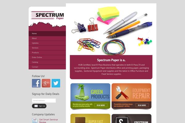 spectrumpaper.com site used Foundation-theme