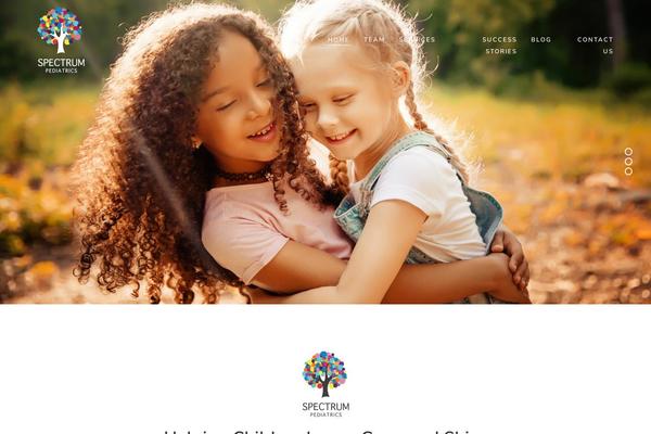 The-core-child theme site design template sample
