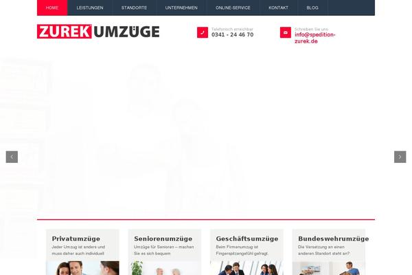 spedition-zurek.de site used Logistics-theme
