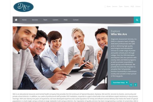 Cacoon theme site design template sample