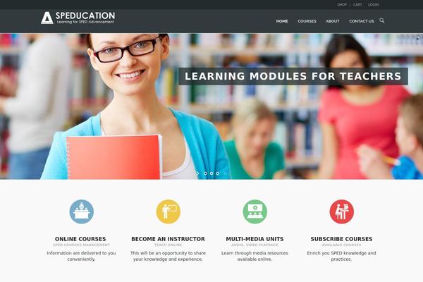 WPLMS theme site design template sample