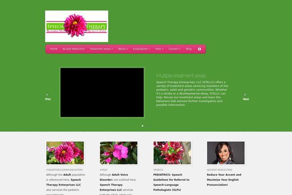 Feather theme site design template sample