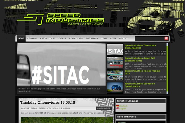 Site using ALO EasyMail Newsletter plugin