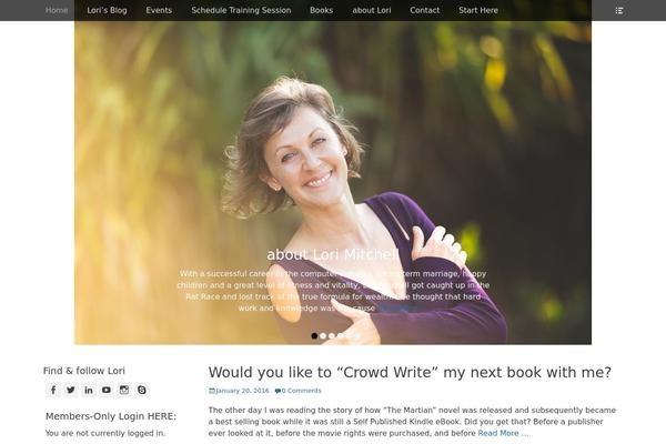 Full Frame theme site design template sample